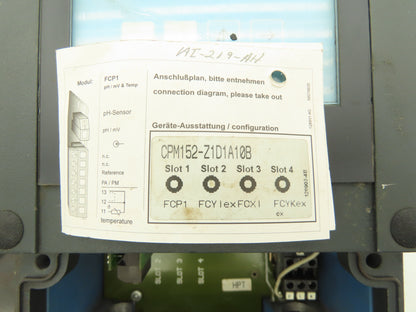 Endress+Hauser CPM152 Digital PH Redox & Temperature Transmitter 115V