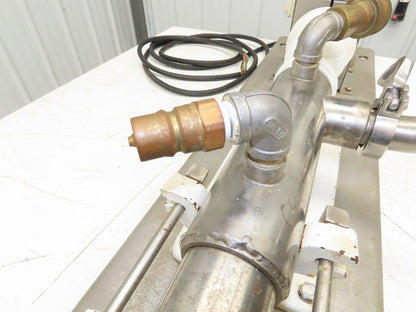 Moyno 2FH2SJG3SAA Sanitary Pump Progressive Cavity 1.5" Tri-Clamp 1Hp 3PH