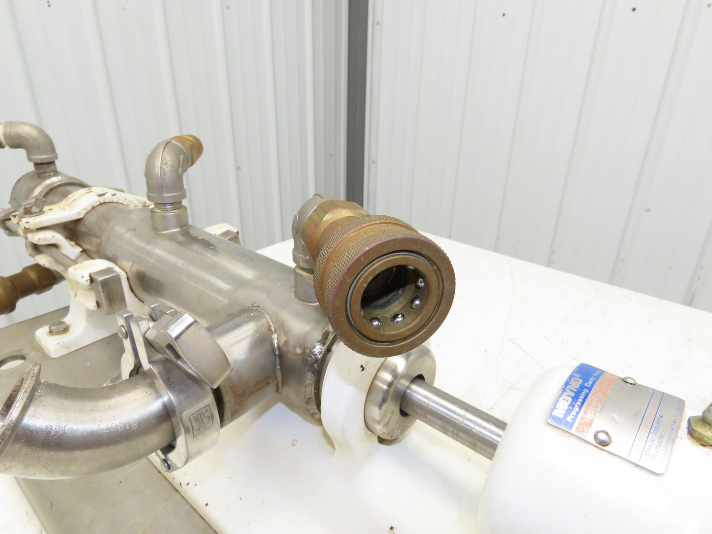 Moyno 2FH2SJG3SAA Sanitary Pump Progressive Cavity 1.5" Tri-Clamp 1Hp 3PH