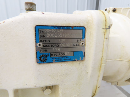 Moyno 2FH2SJG3SAA Sanitary Pump Progressive Cavity 1.5" Tri-Clamp 1Hp 3PH