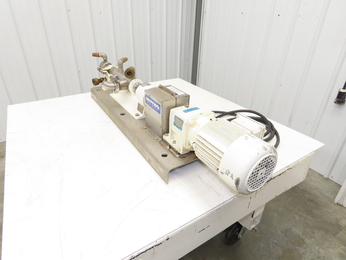 Moyno 2FH2SJG3SAA Sanitary Pump Progressive Cavity 1.5" Tri-Clamp 1Hp 3PH