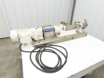 Moyno 2FH2SJG3SAA Sanitary Pump Progressive Cavity 1.5" Tri-Clamp 1Hp 3PH