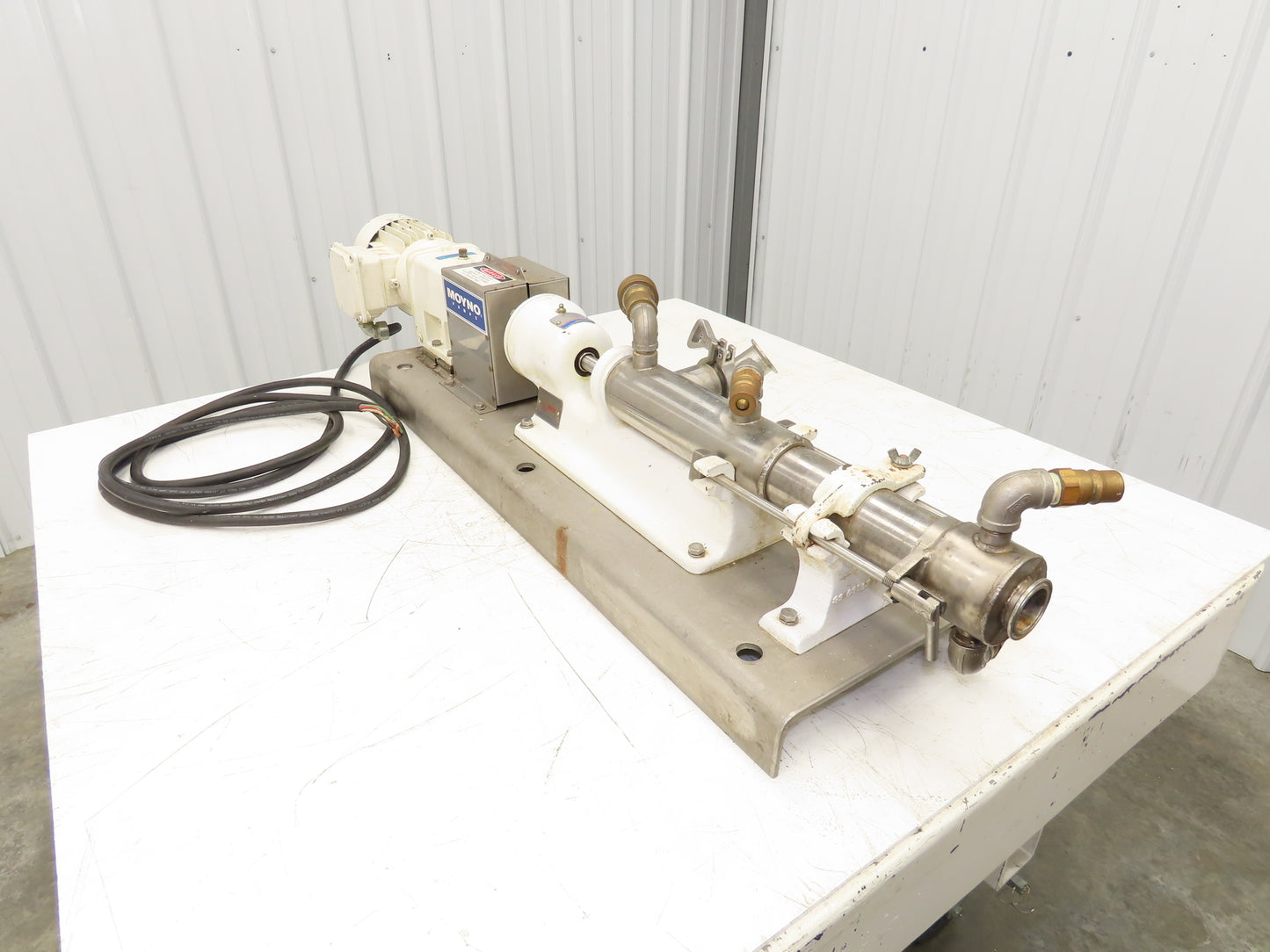 Moyno 2FH2SJG3SAA Sanitary Pump Progressive Cavity 1.5" Tri-Clamp 1Hp 3PH