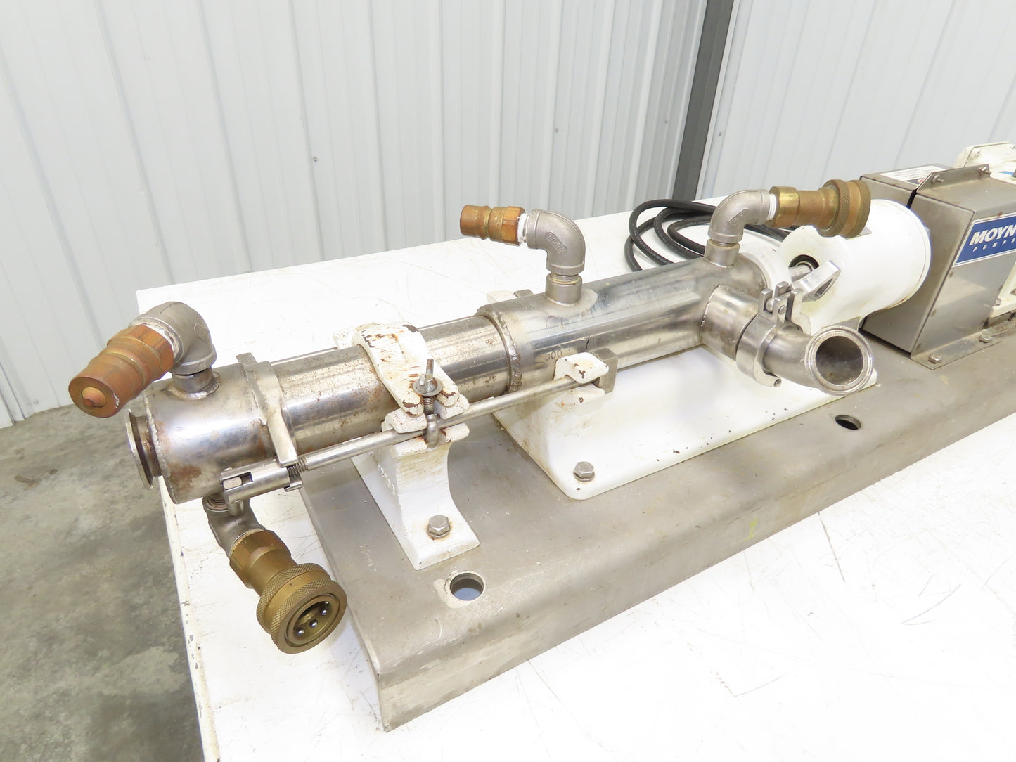 Moyno 2FH2SJG3SAA Sanitary Pump Progressive Cavity 1.5" Tri-Clamp 1Hp 3PH