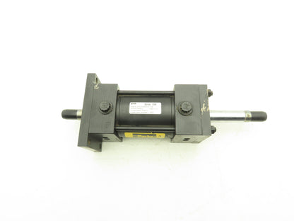 Parker Double Rod Pneumatic Air Cylinder 3.25" Bore 3" Stroke 16" Rod 250psi