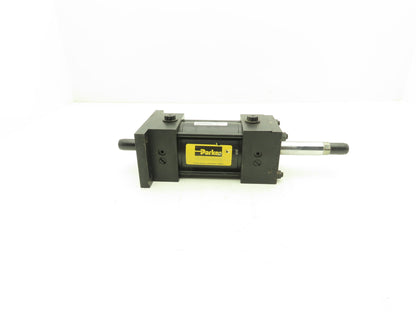 Parker Double Rod Pneumatic Air Cylinder 3.25" Bore 3" Stroke 16" Rod 250psi
