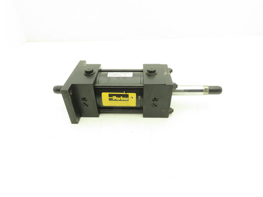 Parker Double Rod Pneumatic Air Cylinder 3.25" Bore 3" Stroke 16" Rod 250psi