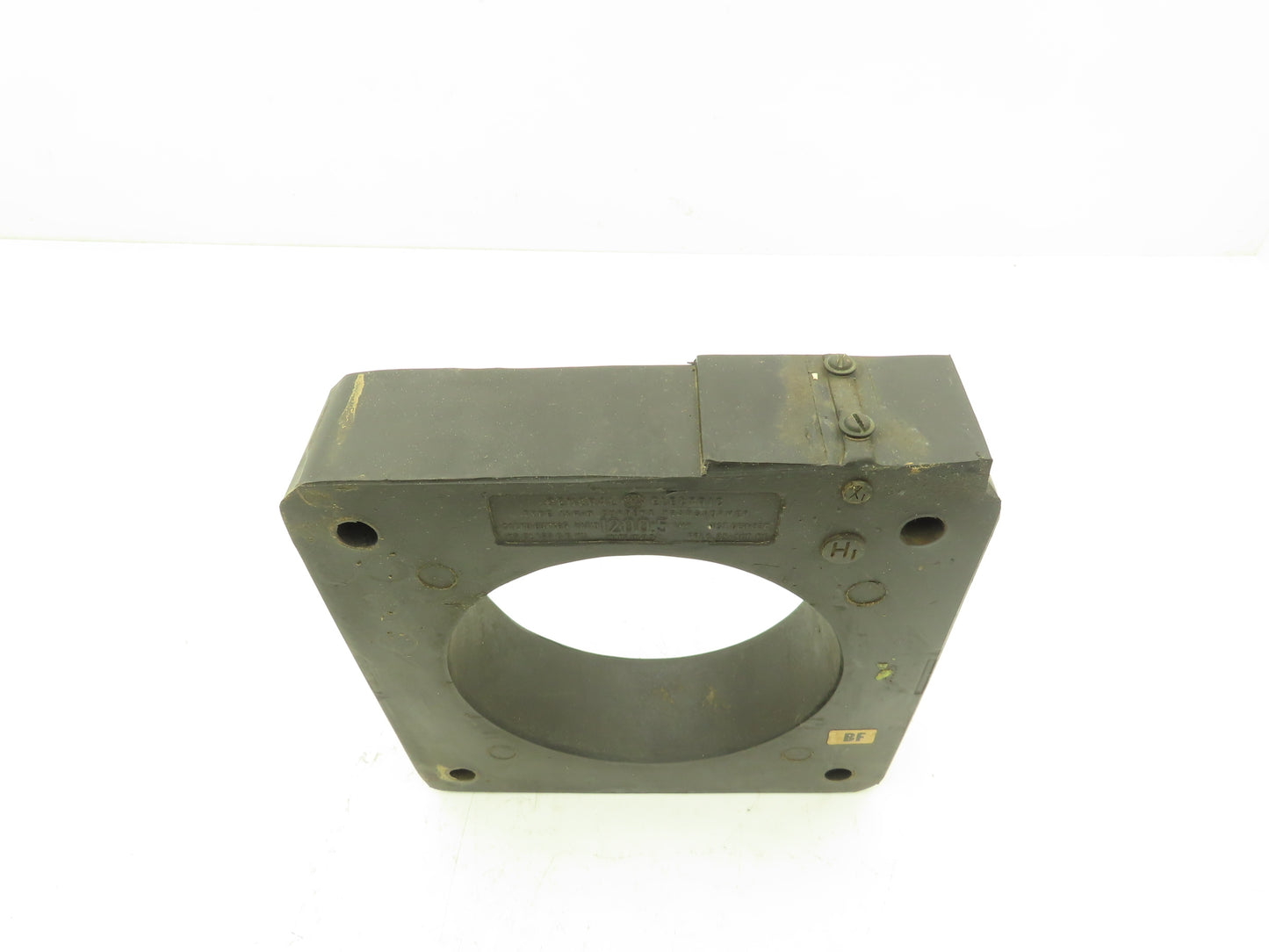 General Electric 837X65 JAH-0 Current Transformer Ratio 1200:5 Amp 25-400Hz .6KV