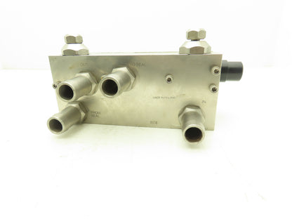 9938 John Crane Safeunit H2O GPM & H2O I/Min 4-Stainless Barbs 3/4" ID