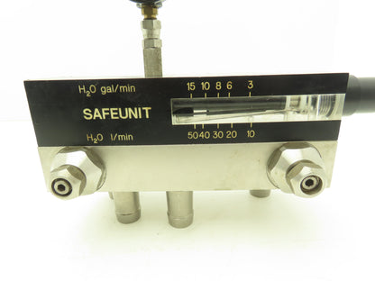 9938 John Crane Safeunit H2O GPM & H2O I/Min 4-Stainless Barbs 3/4" ID