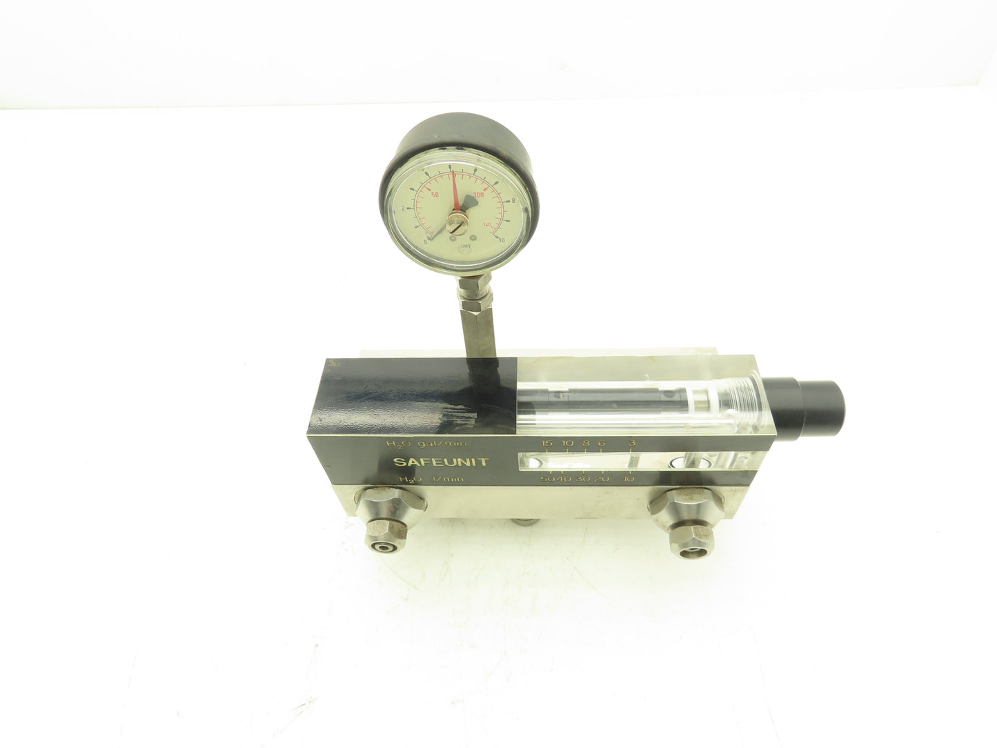 9938 John Crane Safeunit H2O GPM & H2O I/Min 4-Stainless Barbs 3/4" ID