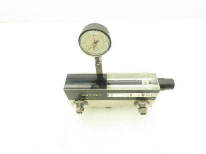 9938 John Crane Safeunit H2O GPM & H2O I/Min 4-Stainless Barbs 3/4" ID