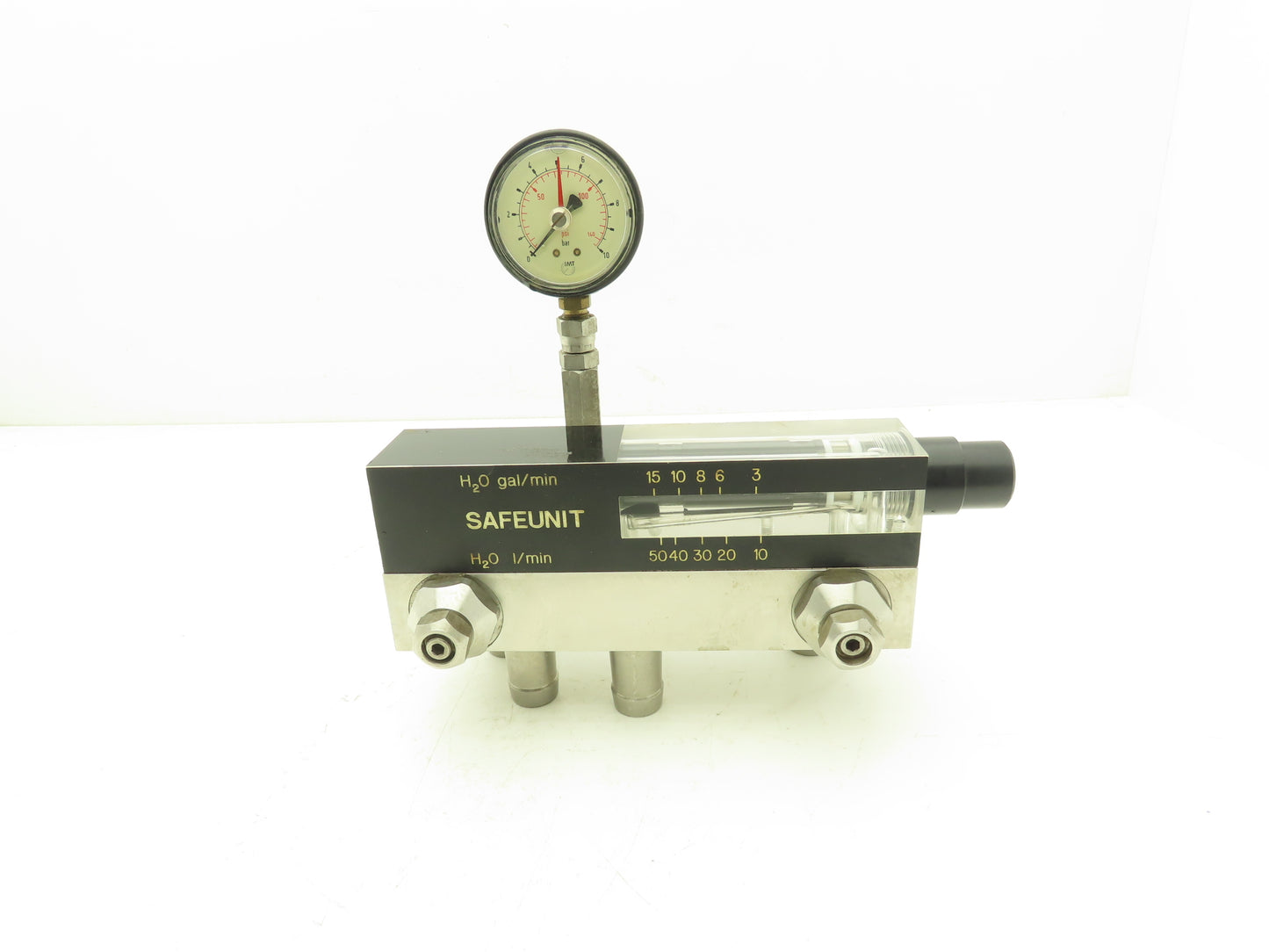 9938 John Crane Safeunit H2O GPM & H2O I/Min 4-Stainless Barbs 3/4" ID