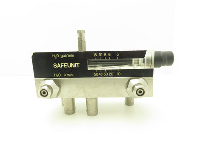 9938 John Crane Safeunit H2O GPM & H2O I/Min 4-Stainless Barbs 3/4" ID