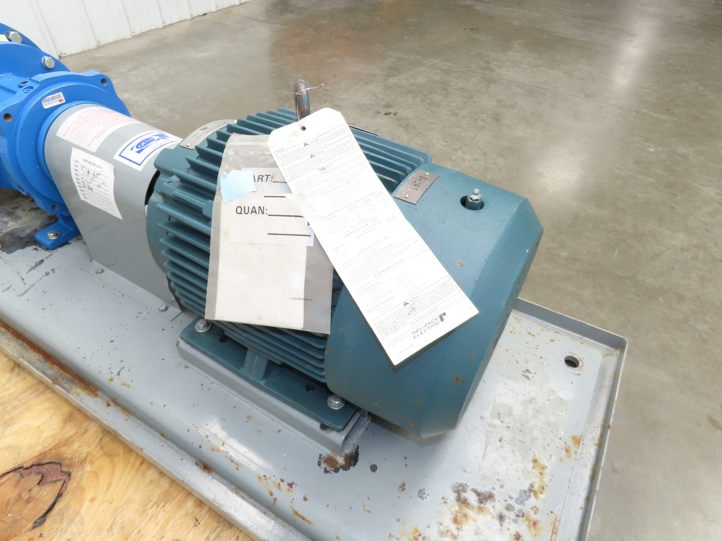 Summit 2196 MTO Centrifugal Pump 3x4x10" SS Impeller 600GPM 380'H 15Hp 3PH Motor