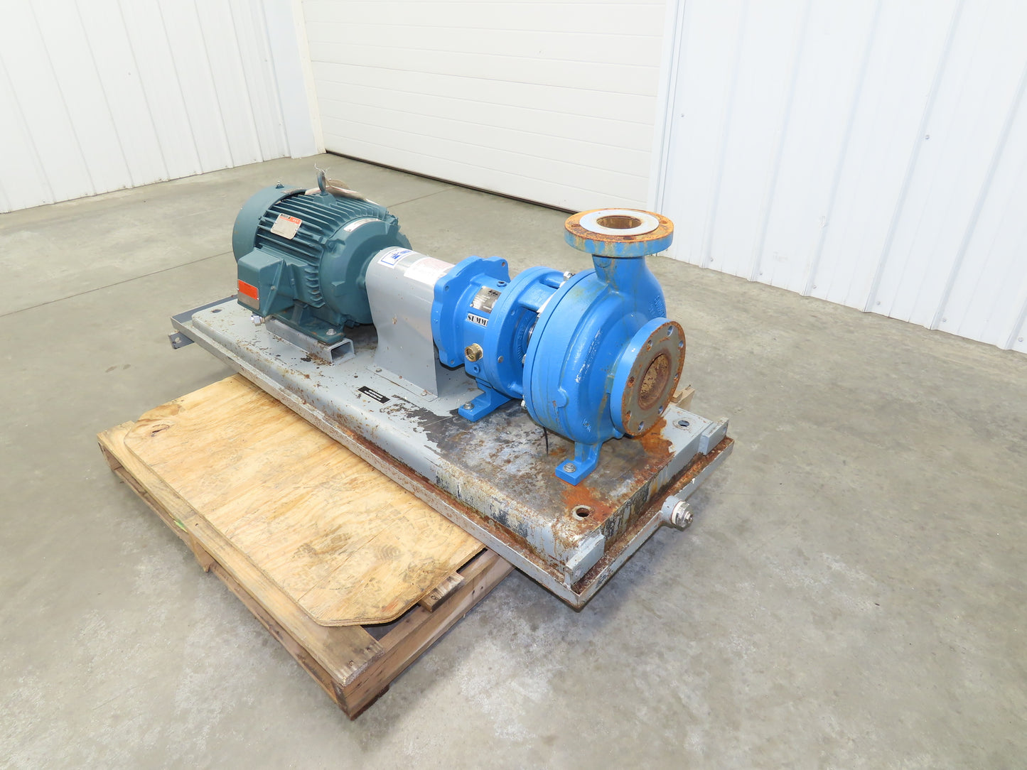 Summit 2196 MTO Centrifugal Pump 3x4x10" SS Impeller 600GPM 380'H 15Hp 3PH Motor