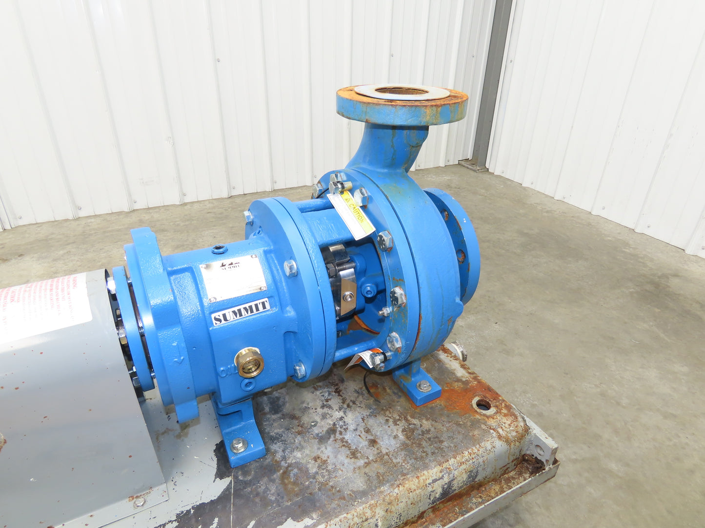 Summit 2196 MTO Centrifugal Pump 3x4x10" SS Impeller 600GPM 380'H 15Hp 3PH Motor
