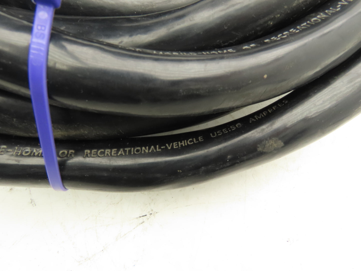 50 AMP 30' RV Extension Cord/Generator Power Supply Cable 6AWG 3 Wire