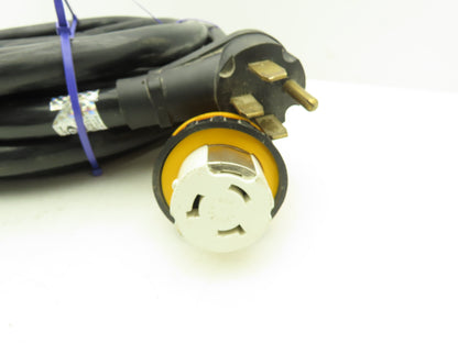 50 AMP 30' RV Extension Cord/Generator Power Supply Cable 6AWG 3 Wire