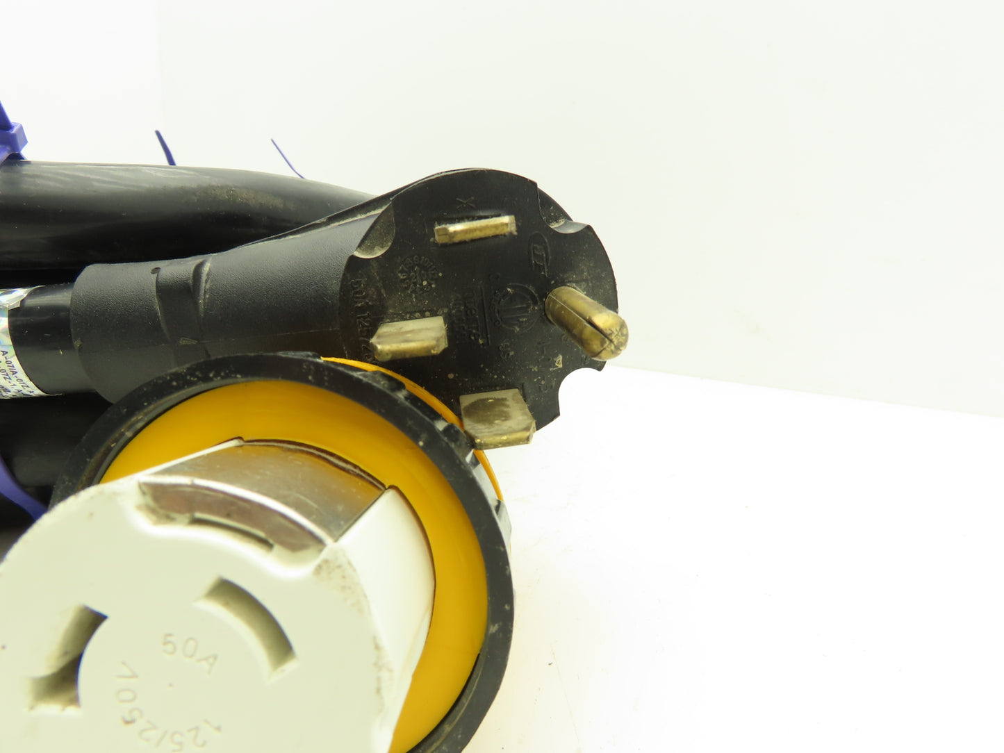 50 AMP 30' RV Extension Cord/Generator Power Supply Cable 6AWG 3 Wire