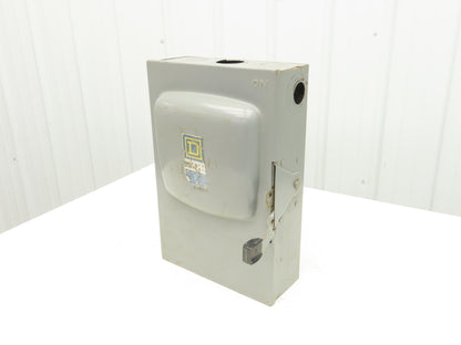 Square D D324 200A Fusible Safety Disconnect Switch Single Throw 240V 3 Pole