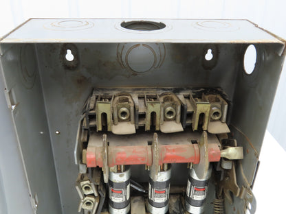 Square D D324 200A Fusible Safety Disconnect Switch Single Throw 240V 3 Pole