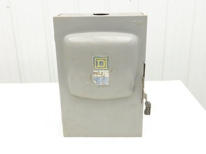 Square D D324 200A Fusible Safety Disconnect Switch Single Throw 240V 3 Pole