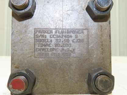 Parker CJ2H Hydraulic Cylinder 2.5" Bore 20" Stroke Flange Mount 3000psi
