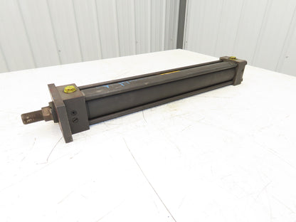 Parker CJ2H Hydraulic Cylinder 2.5" Bore 20" Stroke Flange Mount 3000psi