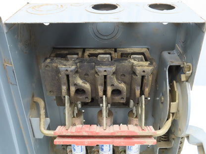 Square D NA 100A Fusible Disconnect Safety Switch Single Throw 3Ph 600V 3 Pole