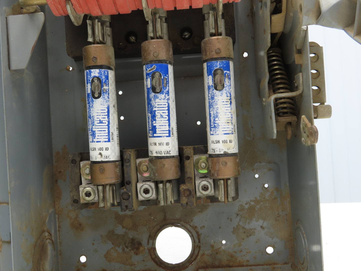 Square D NA 100A Fusible Disconnect Safety Switch Single Throw 3Ph 600V 3 Pole