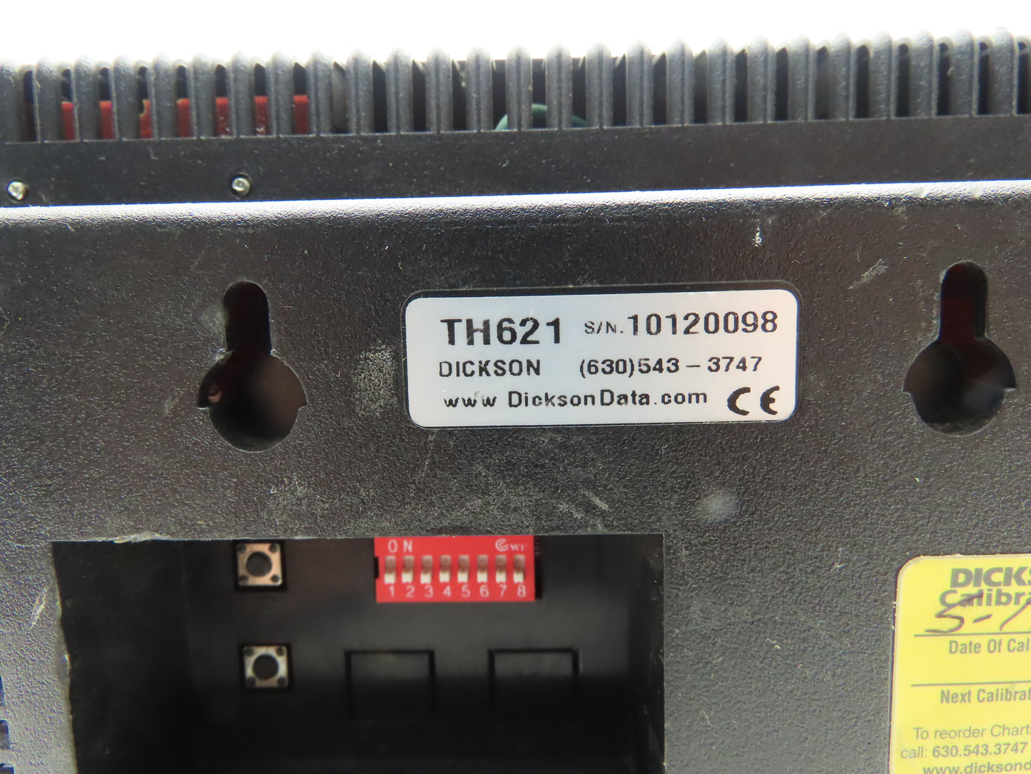 Dickinson TH621 Temperature & Humidity Chart Recorder 6" Display Powers Up