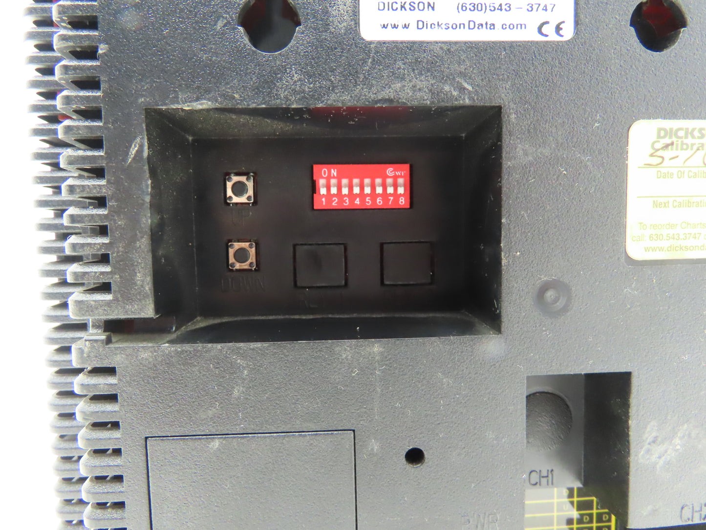 Dickinson TH621 Temperature & Humidity Chart Recorder 6" Display Powers Up