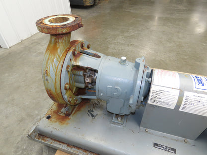 Ingersoll Dresser HOC3+ Centrifugal Pump 3x4x10" 280 GPM 100'H 15Hp 3PH Motor