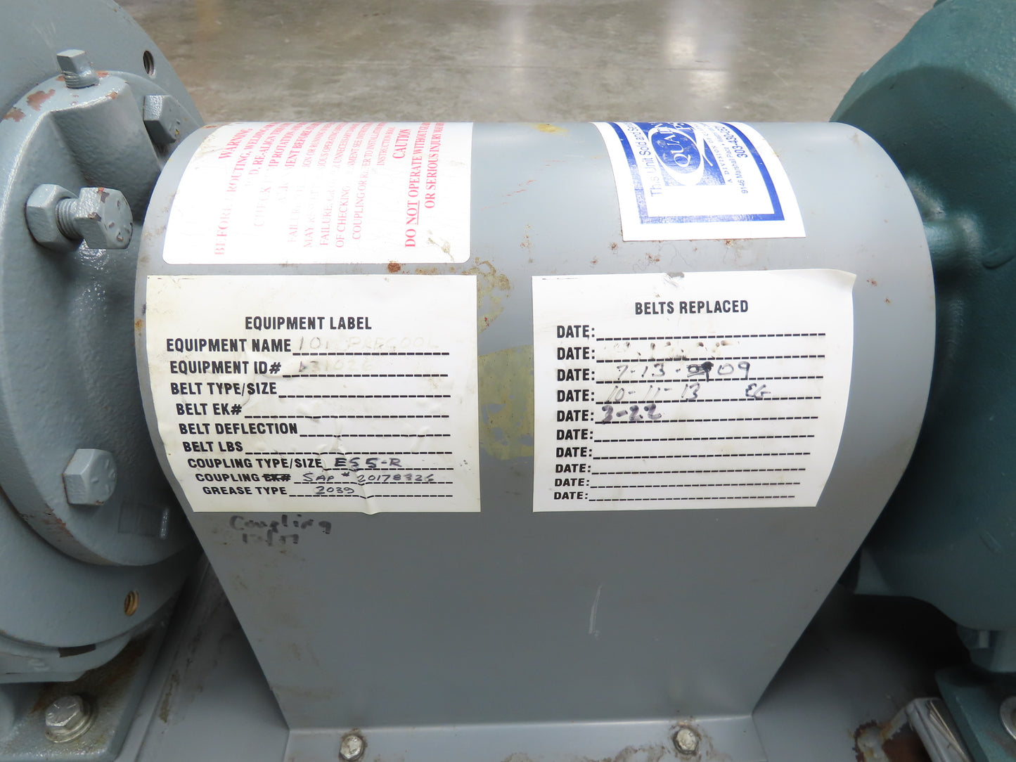 Ingersoll Dresser HOC3+ Centrifugal Pump 3x4x10" 280 GPM 100'H 15Hp 3PH Motor