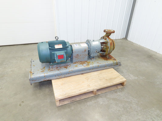 Ingersoll Dresser HOC3+ Centrifugal Pump 3x4x10" 280 GPM 100'H 15Hp 3PH Motor