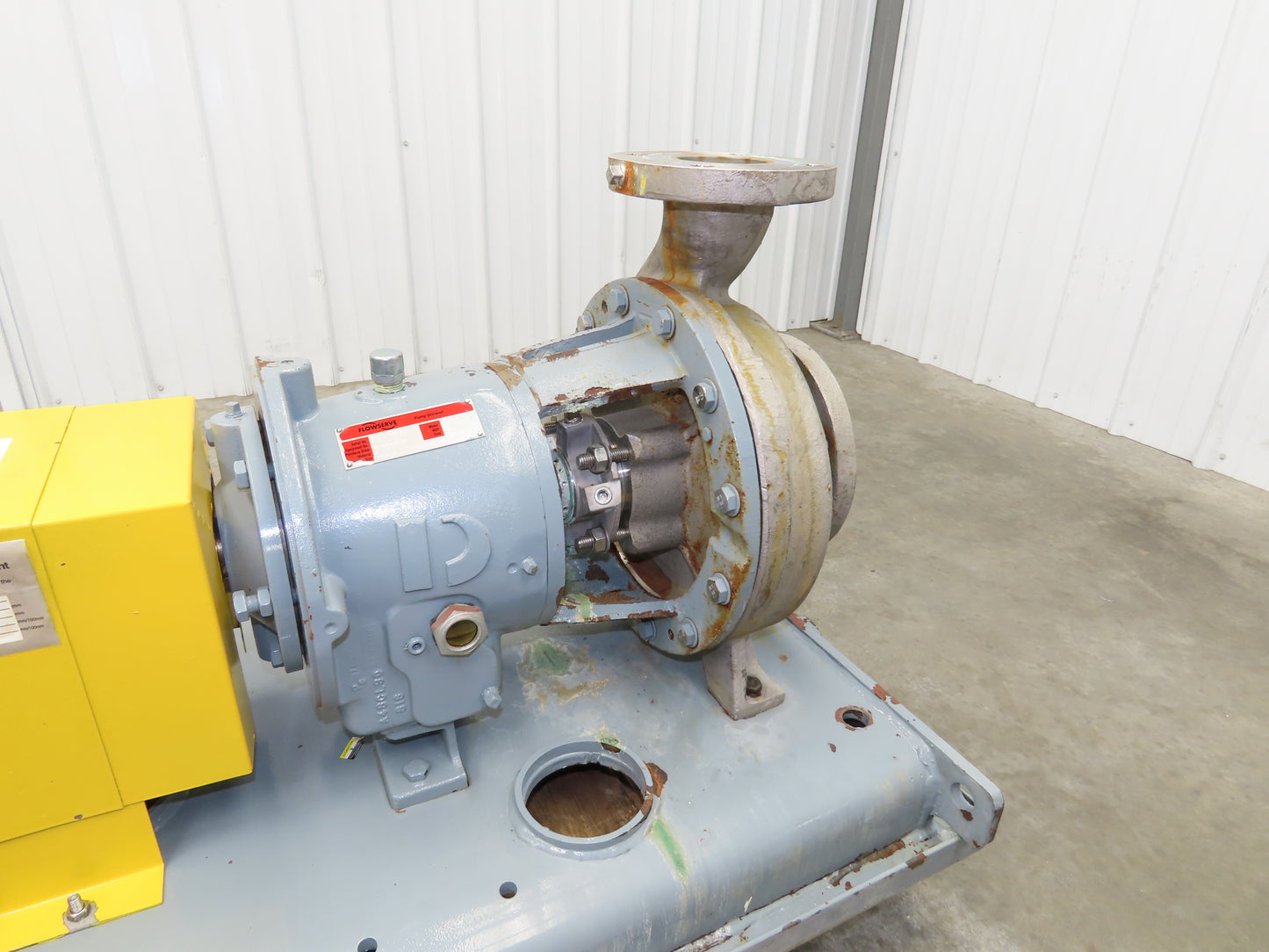 Flowserve HOC3+ Stainless Centrifugal Pump 3x4x10" 280 GPM 100'H 15Hp 3PH Motor