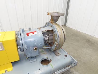 Flowserve HOC3+ Stainless Centrifugal Pump 3x4x10" 280 GPM 100'H 15Hp 3PH Motor