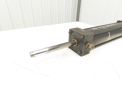 Parker D2AS13 Pneumatic Air Cylinder 4" Bore 17" Stroke 250PSI with Cylindicator
