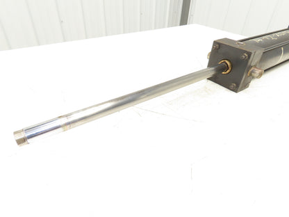 Parker D2AS13 Pneumatic Air Cylinder 4" Bore 17" Stroke 250PSI with Cylindicator