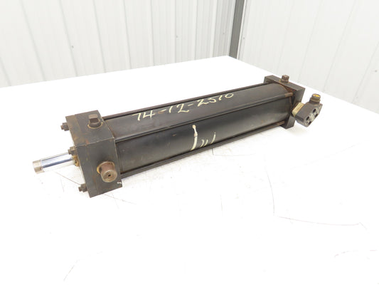 Parker D2AS13 Pneumatic Air Cylinder 4" Bore 17" Stroke 250PSI with Cylindicator