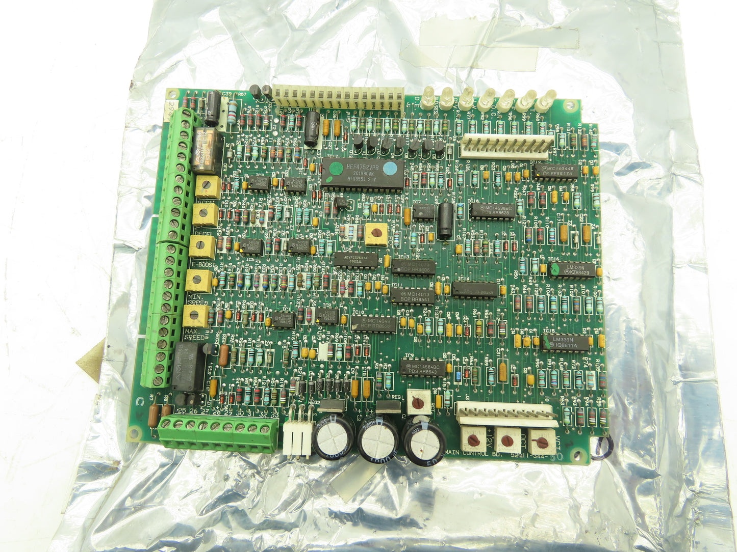 Square D 52011-344-50 Main Drive Control Printed Circuit Board