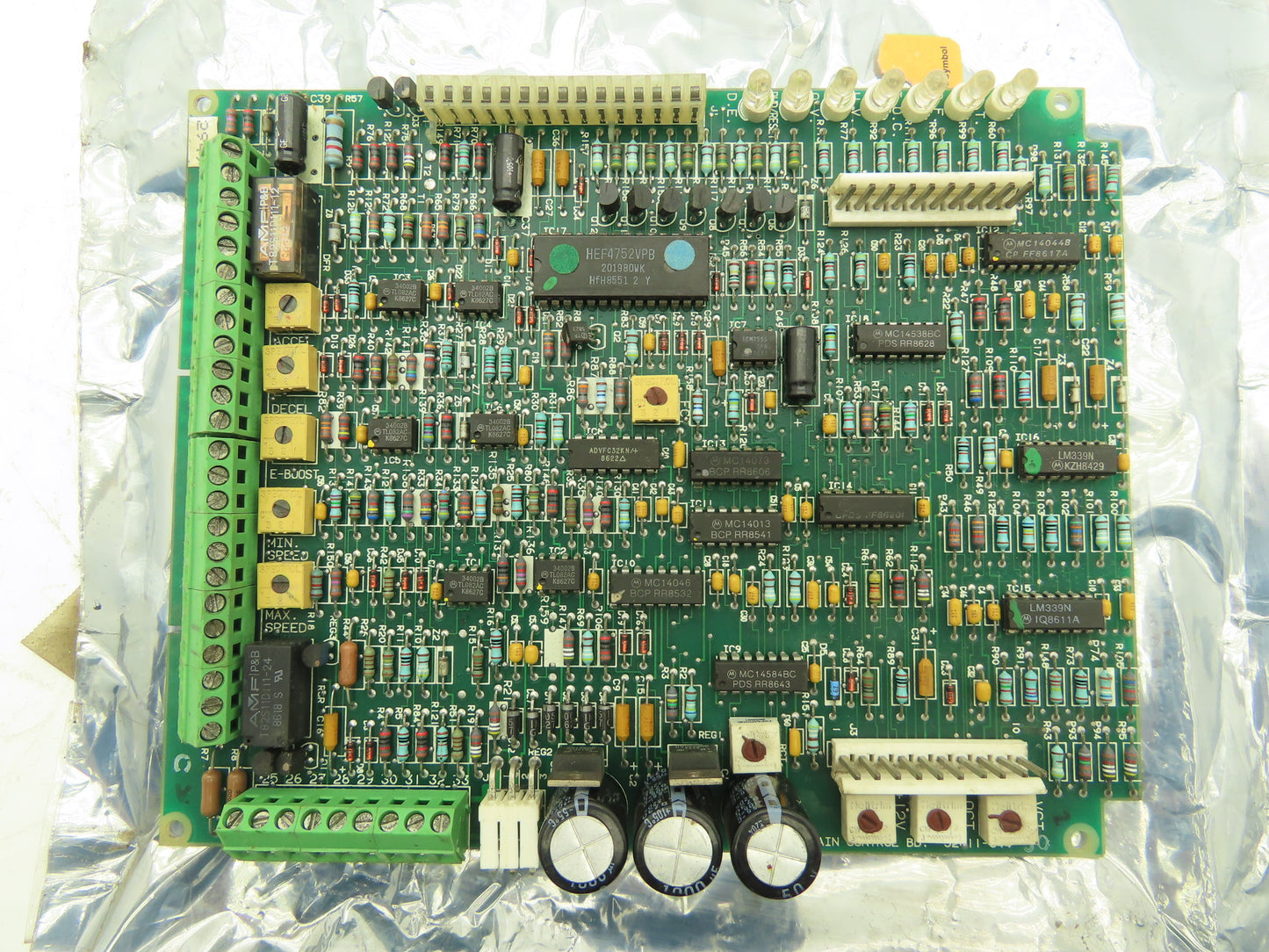 Square D 52011-344-50 Main Drive Control Printed Circuit Board