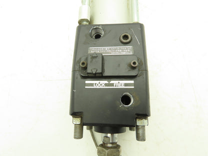 SMC Pneumatic Air Cylinder 63mm Bore 400mm Stroke 145psi with CLA-63 Rod Lock
