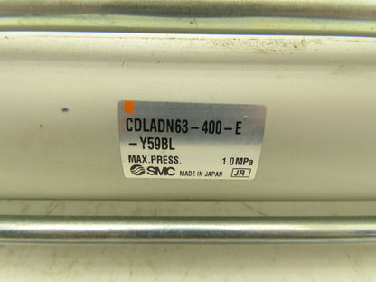 SMC Pneumatic Air Cylinder 63mm Bore 400mm Stroke 145psi with CLA-63 Rod Lock