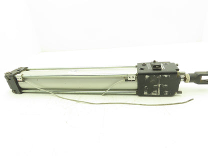 SMC Pneumatic Air Cylinder 63mm Bore 400mm Stroke 145psi with CLA-63 Rod Lock