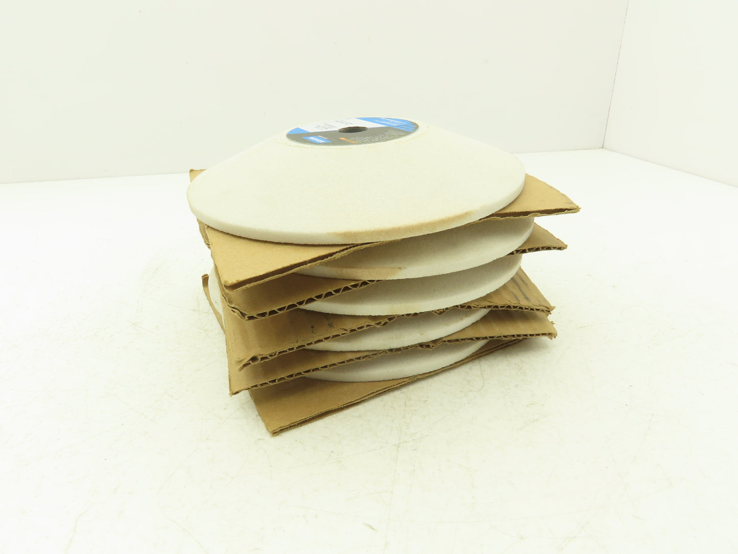 Norton 38A60-L6VBE 7 X 1 X 5/8 Dished Grinding Wheel 5/8" Bore x 1/4" W Lot of 5