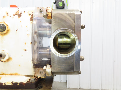 Alfa Laval Flow SRU-4-WLS Sanitary Rotary Lobe Pump 2.5" Tri-Clamp 7.5Hp *READ*