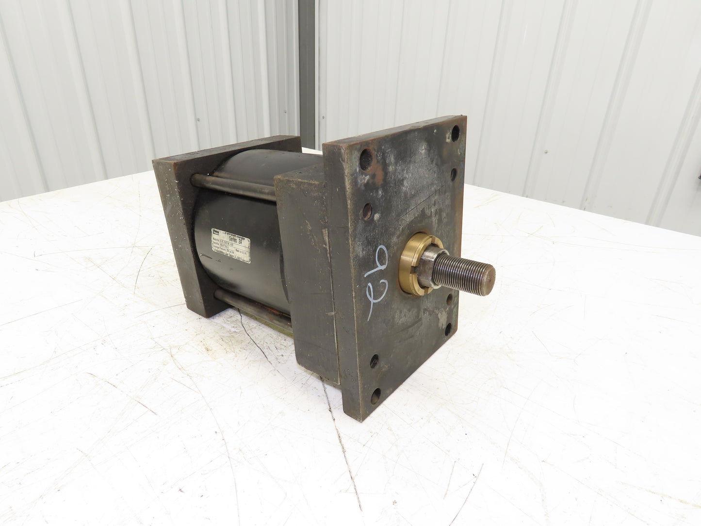 Parker 6.00J2AUS14A4.000 Pneumatic Air Cylinder 6" Bore 4" Stroke 250PSI