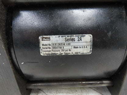 Parker 6.00J2AUS14A4.000 Pneumatic Air Cylinder 6" Bore 4" Stroke 250PSI